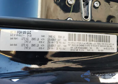 2019 Jeep Cherokee Latitude 4X4 from USA, damaged, VIN 1C4PJMCX2KD208811